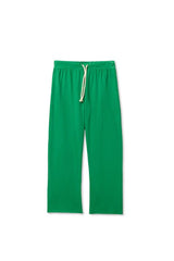 PerfectWhiteTee - Jamaica Beach Fleece Capri Pant - Grass