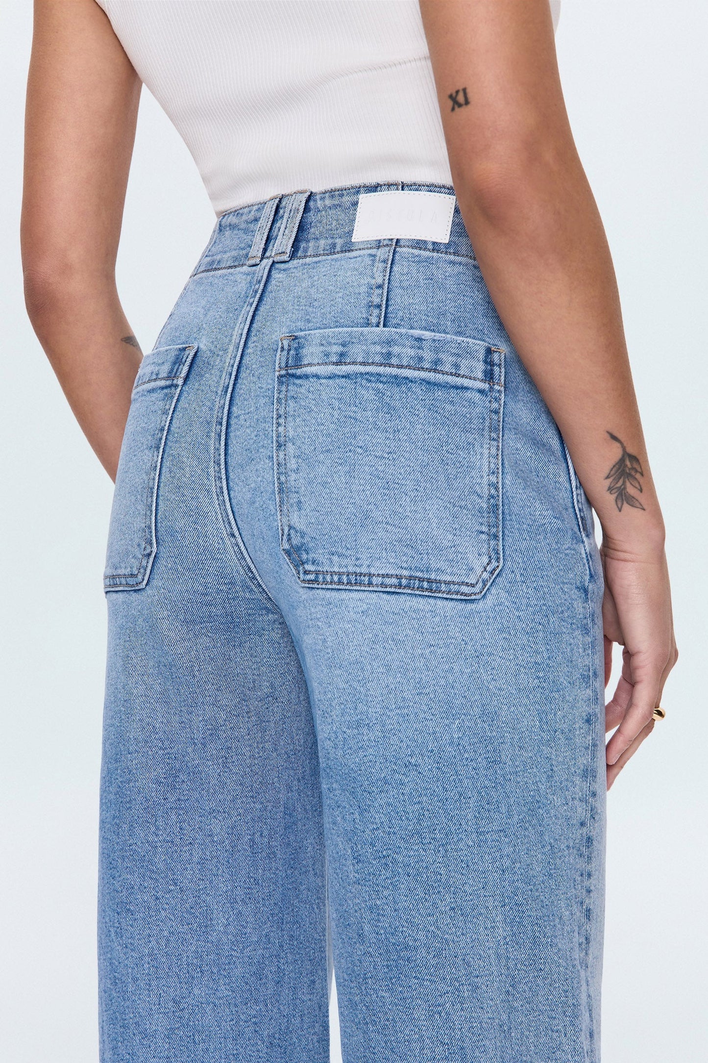 Pistola - Lana Double Button High Rise Ultra Wide Leg - Terrace