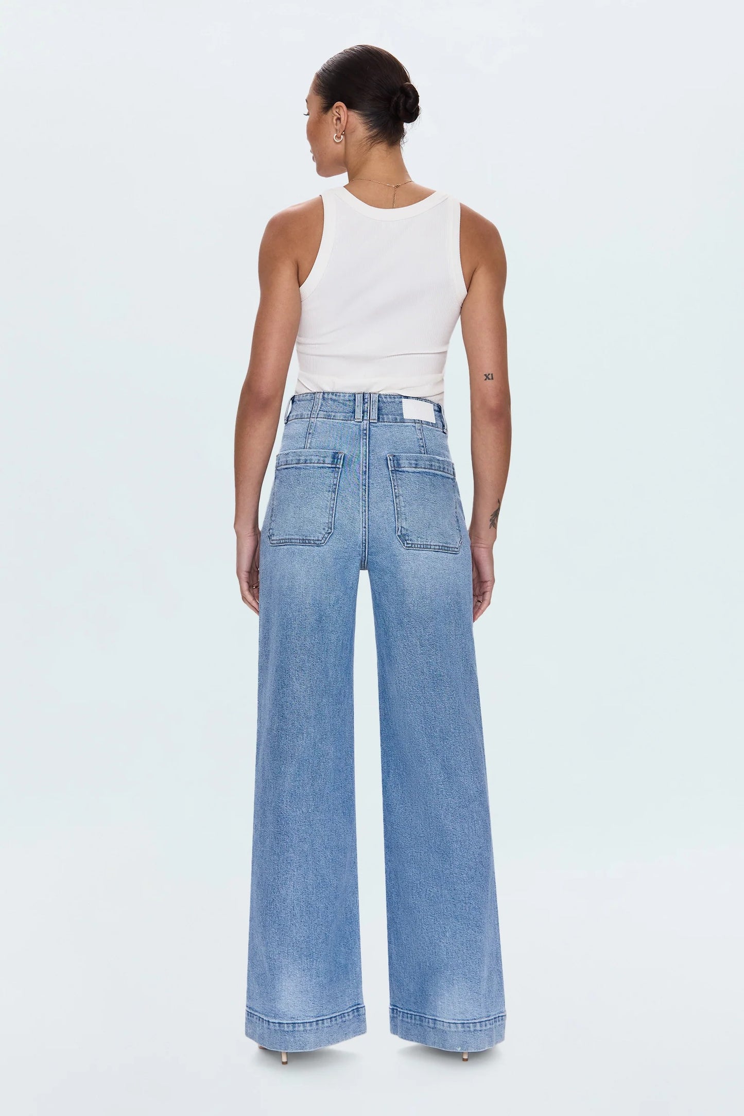 Pistola - Lana Double Button High Rise Ultra Wide Leg - Terrace
