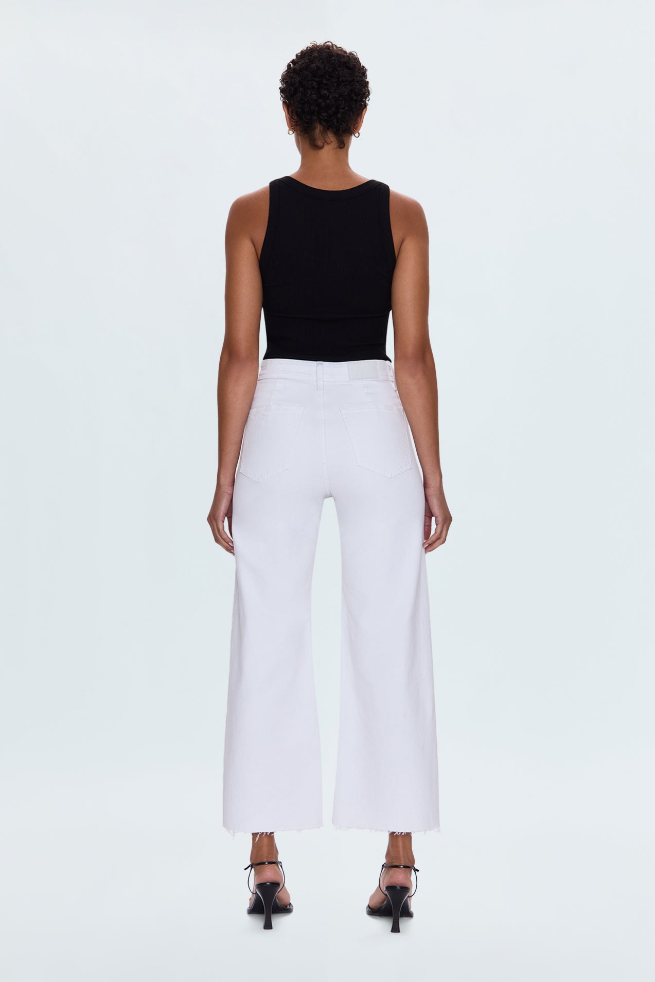 Pistola - Penny Crop High Rise Wide Leg Crop - Blizzard