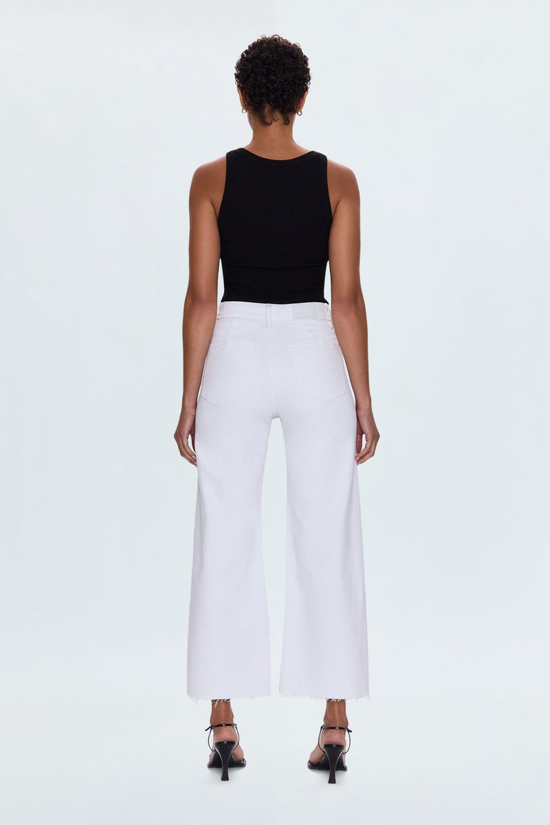 Pistola - Penny Crop High Rise Wide Leg Crop - Blizzard