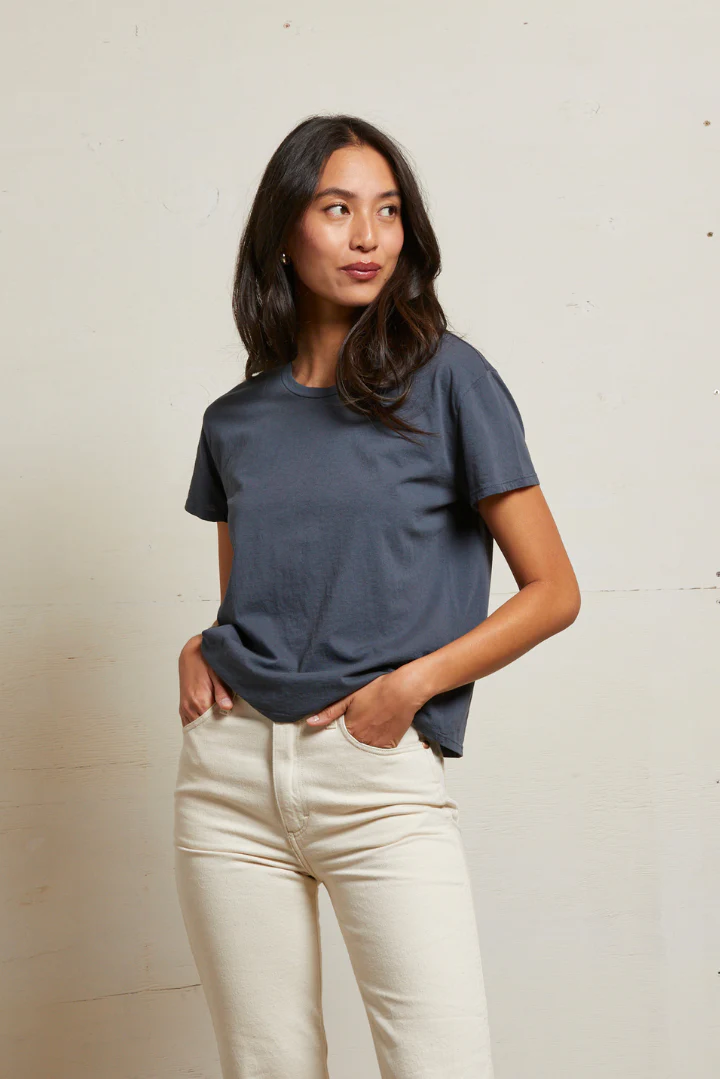 PerfectWhiteTee - Harley Boxy Crew Tee - Night