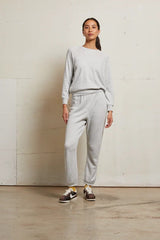 PerfectWhiteTee - Stevie Fleece Easy Sweatpants - Ash