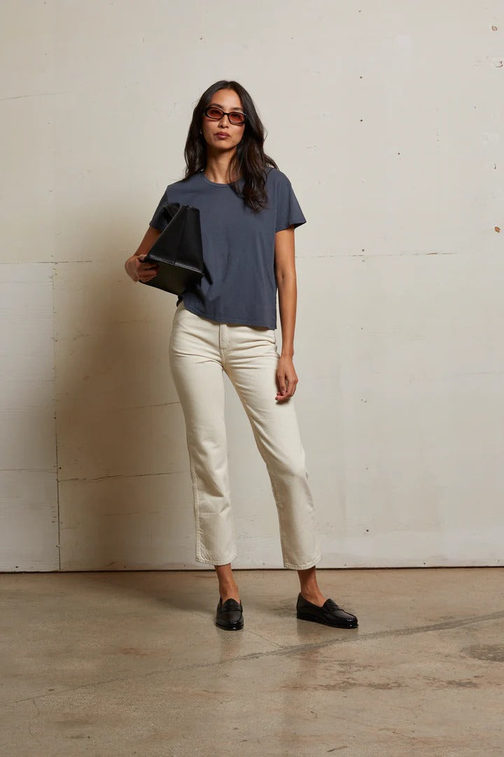 PerfectWhiteTee - Harley Boxy Crew Tee - Night