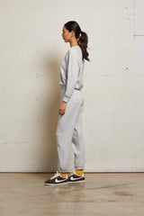 PerfectWhiteTee - Stevie Fleece Easy Sweatpants - Ash