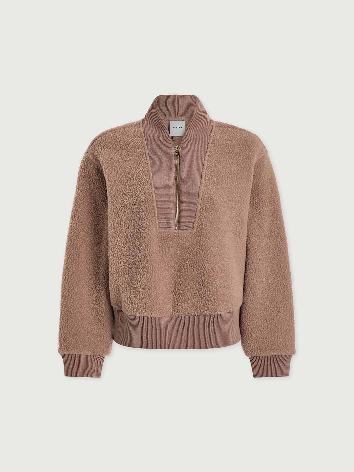 Varely - Mumford Half-Zip Sweat - Ginger Snap