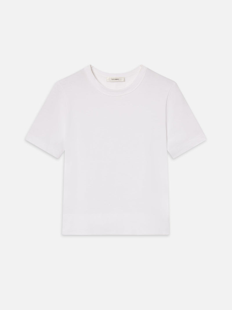 FRAME - The Boxy Tee - White