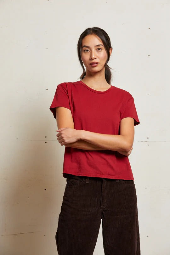 PerfectWhiteTee - Harley Boxy Crew Tee - Maple