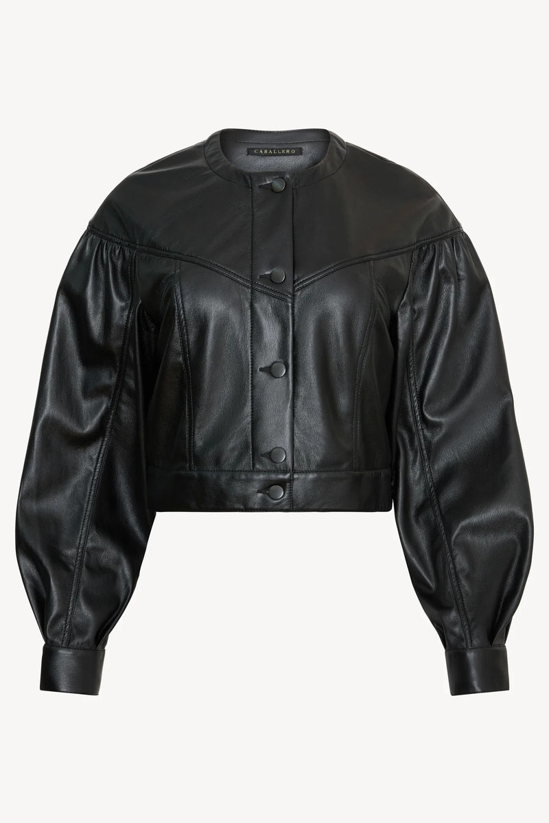 Cabellero - Sabrina Jacket - Black Vegan Leather