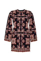 Cara Cara - Fritz Dress - Black Paisley Scarf