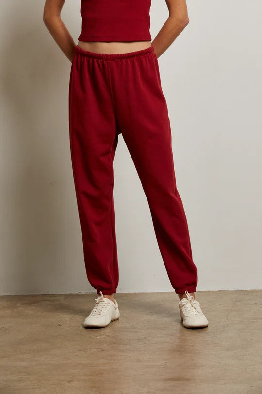 PerfectWhiteTee - Johnny French Terry Easy Sweatpant - Maple