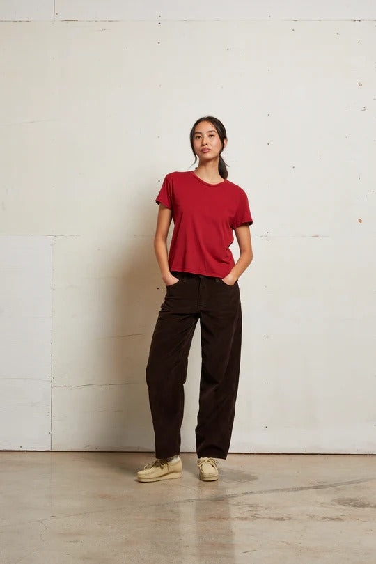 PerfectWhiteTee - Harley Boxy Crew Tee - Maple