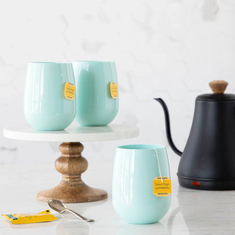 Unbreakable Stemless Wine Glass - Seafoam