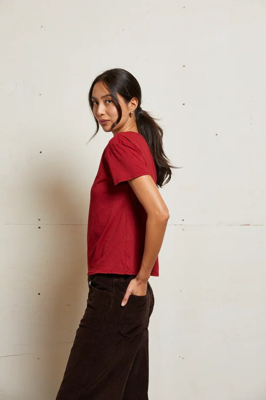 PerfectWhiteTee - Harley Boxy Crew Tee - Maple
