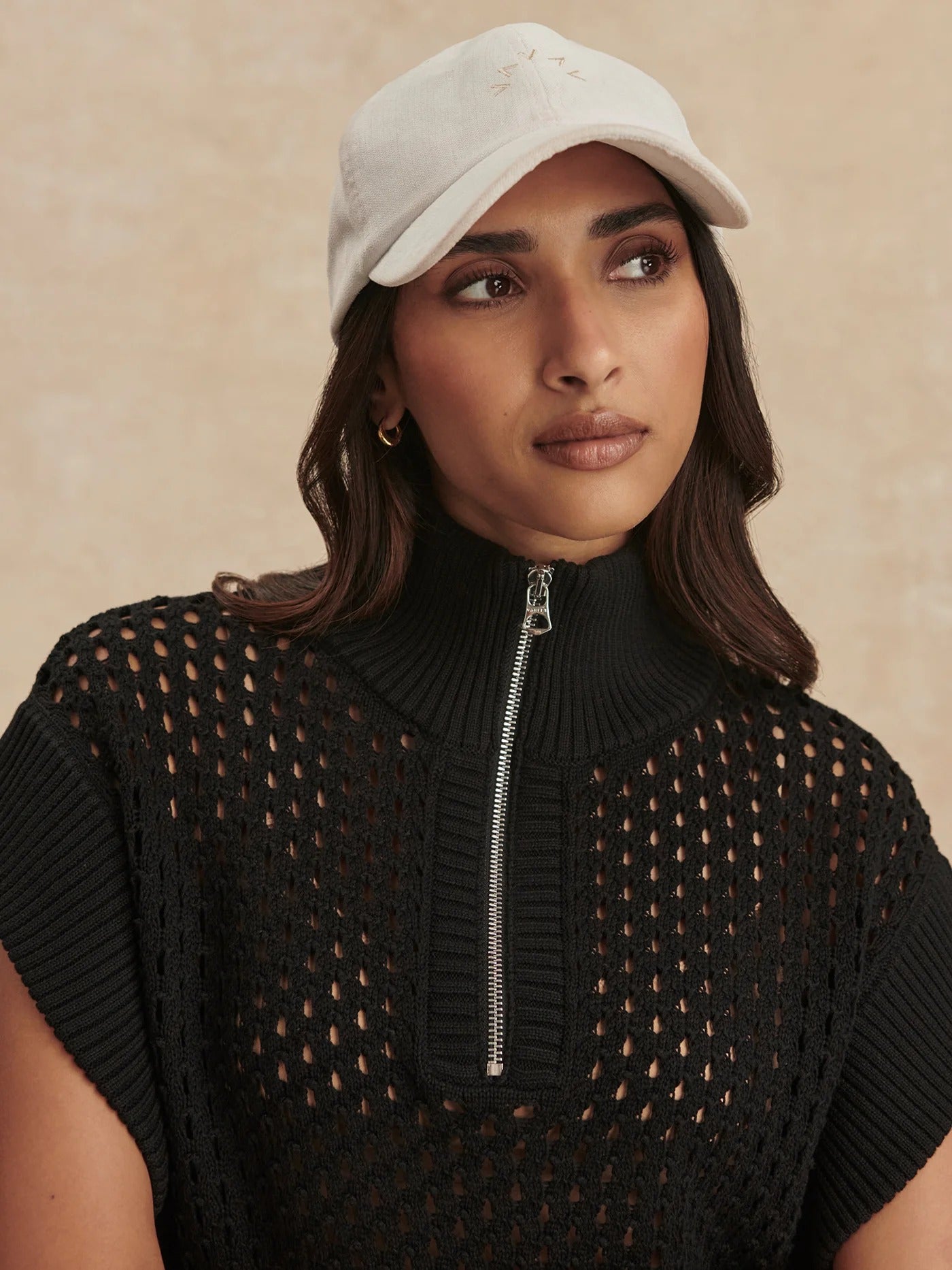 Varley - Gaines Half Zip Knit - Black