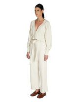 Les Tien - Diana Crop Cardigan - Ivory