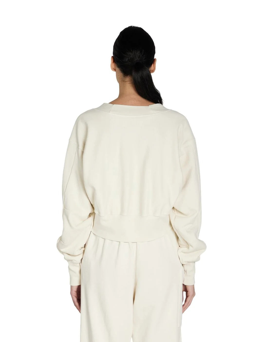 Les Tien - Diana Crop Cardigan - Ivory