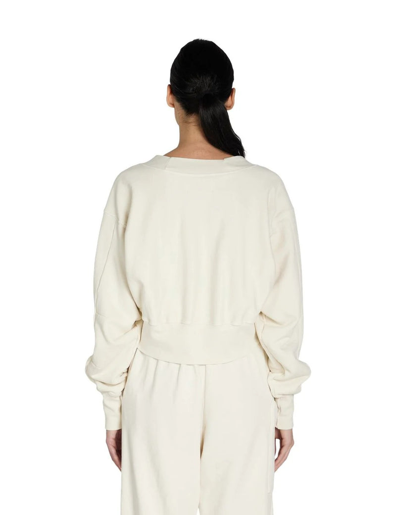 Les Tien - Diana Crop Cardigan - Ivory