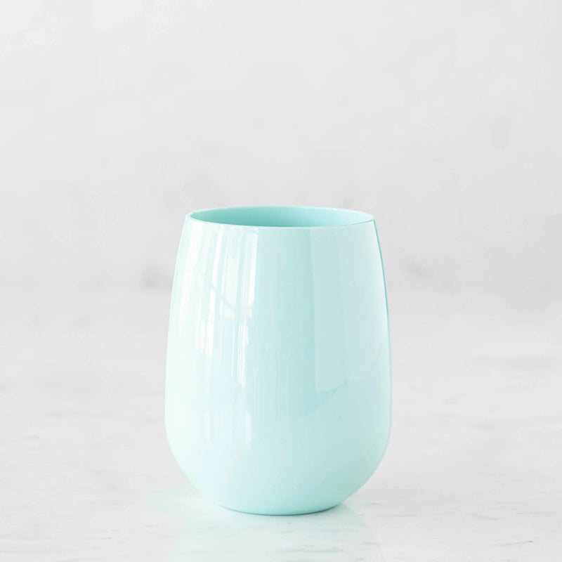 Unbreakable Stemless Wine Glass - Seafoam