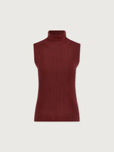Varley - Anastasia Rib Knit Tank - New Maroon