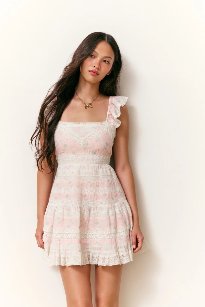 LoveShackFancy - Melitta Dress - Pink Blush