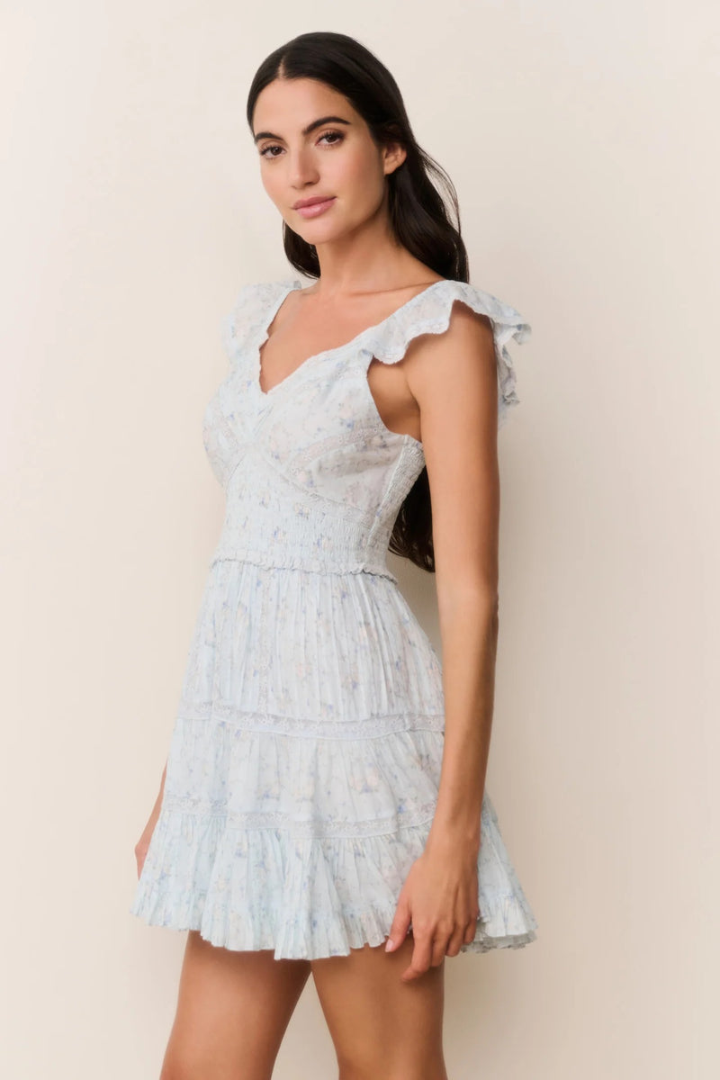 LoveShackFancy - Presline Dress - Snowdrop Blue