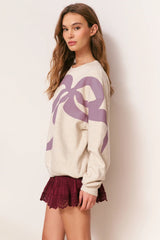 LoveShackFancy - Palo Pullover - Oatmeal