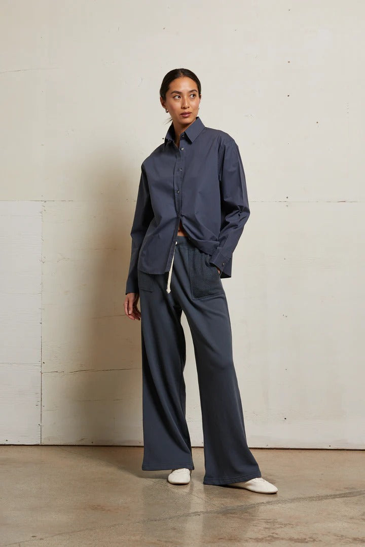 PerfectWhiteTee - Rosanna French Terry Reverse Pocket Pant - Night