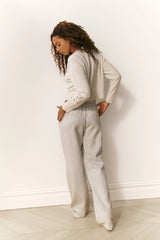 LoveShackFancy - Elma Sweatpants - Heather Grey