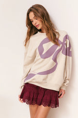 LoveShackFancy - Palo Pullover - Oatmeal