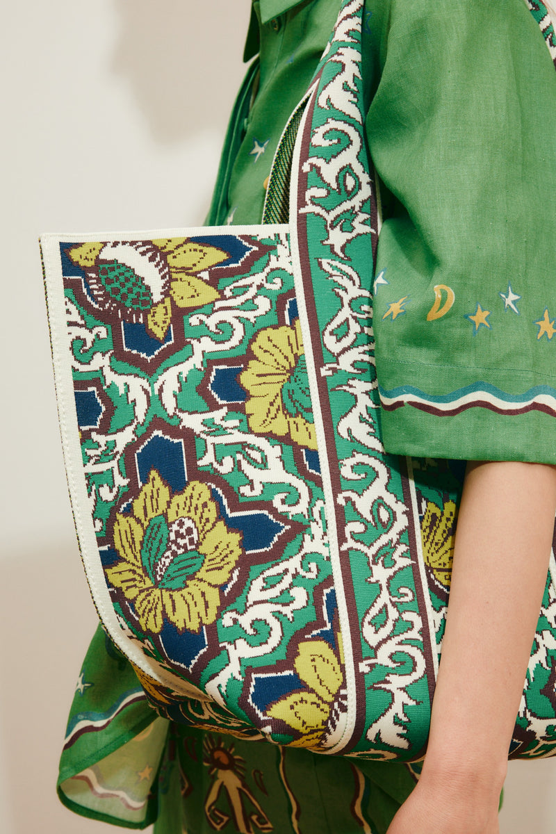 ALEMAIS - Liana Jacquard Maxi Tote - Multi