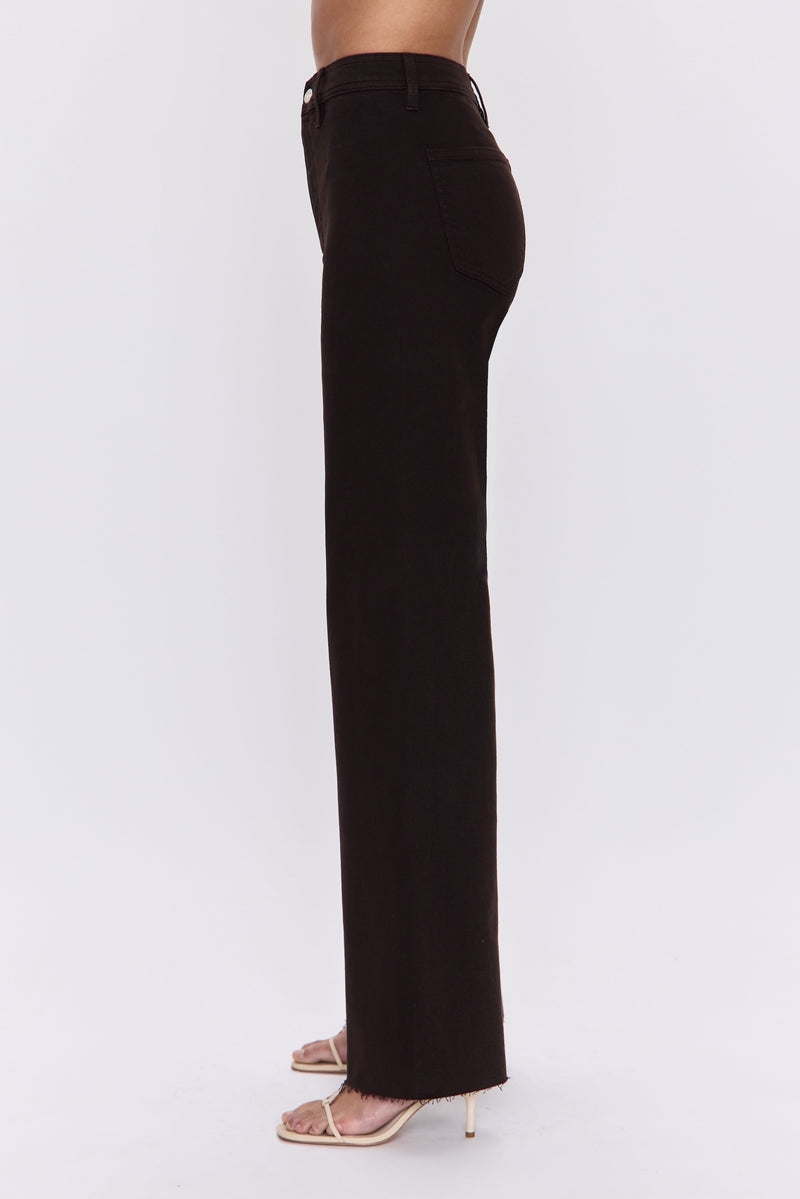 Pistola - Penny High Rise Wide Leg - Mocha
