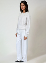 CHRLDR - Gloria Collared Sweater – Vintage White