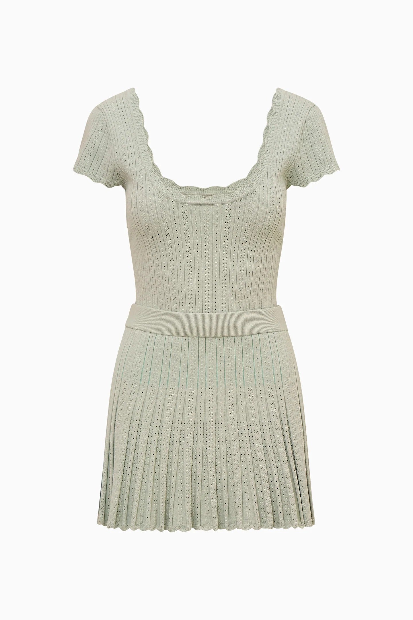 LoveShackFancy - Evaluna Dress - Eau De Nil