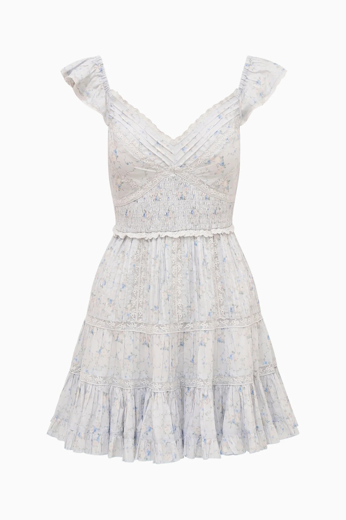 LoveShackFancy - Presline Dress - Snowdrop Blue