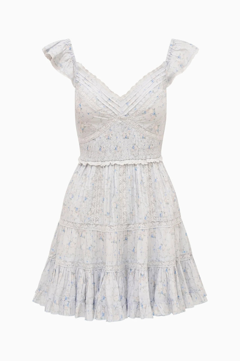 LoveShackFancy - Presline Dress - Snowdrop Blue