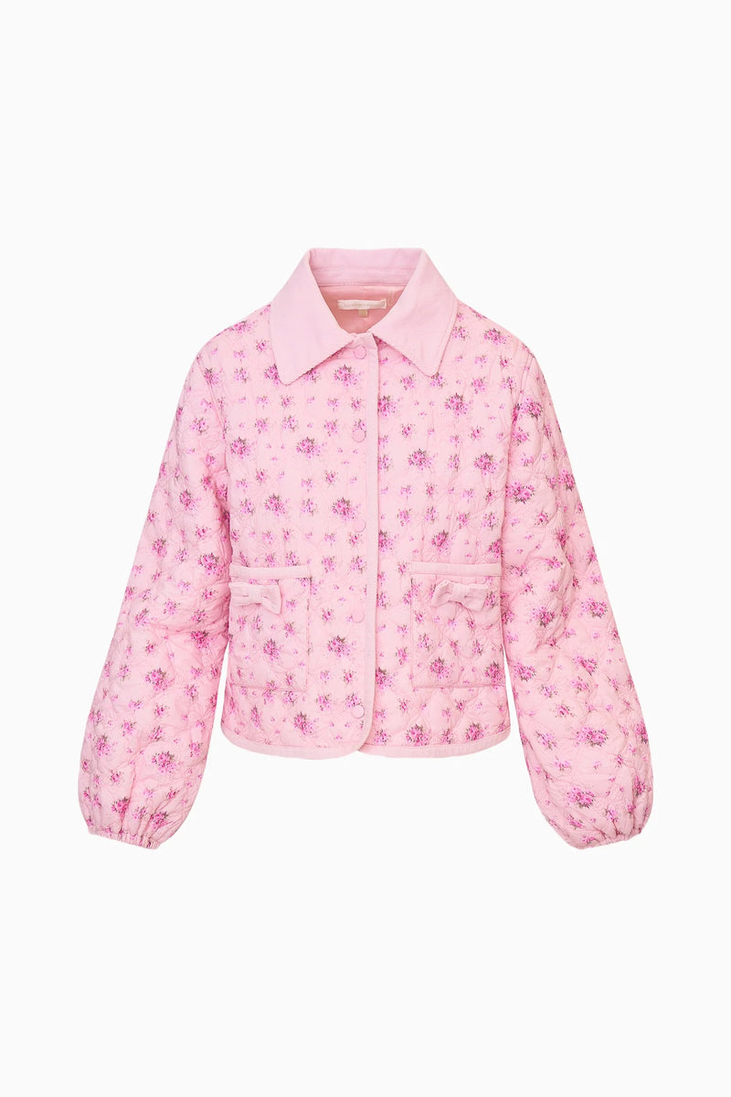 LoveShackFancy - Quinlette Jacket - Raspberry Fields