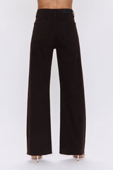 Pistola - Penny High Rise Wide Leg - Mocha