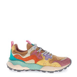 Flower Mountain - Yamano 3 Sneakers - Woman Suede/Nylon Rose-Light Orange-Orange