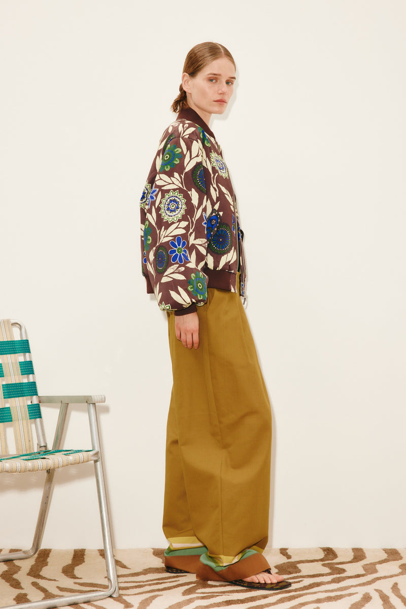 ALEMAIS - Jasper Bomber Jacket - Chocolate