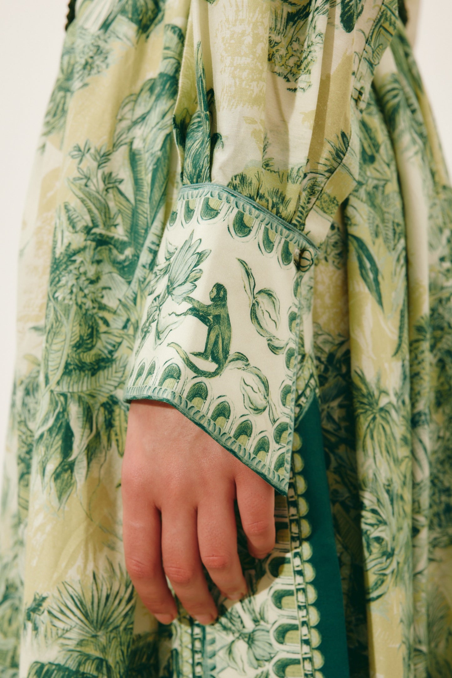 ALEMAIS - Sara Shirt Dress - Green