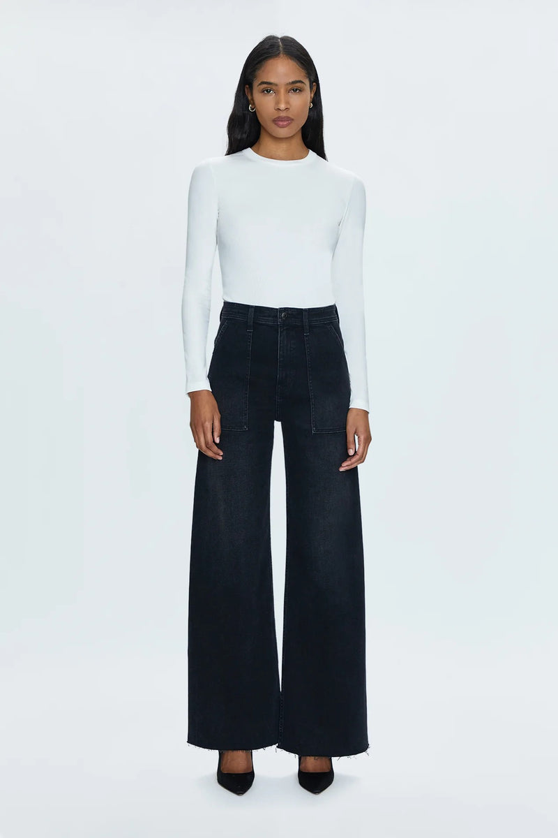 Pistola - Penny High Rise Wide Leg Jean - Collins