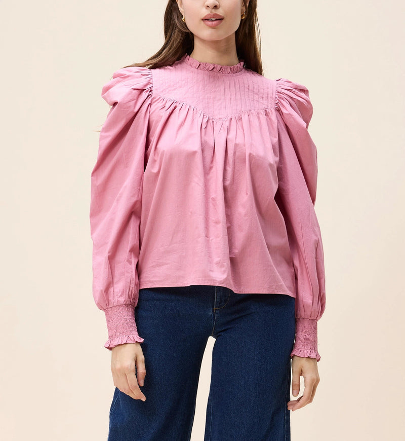 Cleobella - Irina Blouse - Mesa Rose