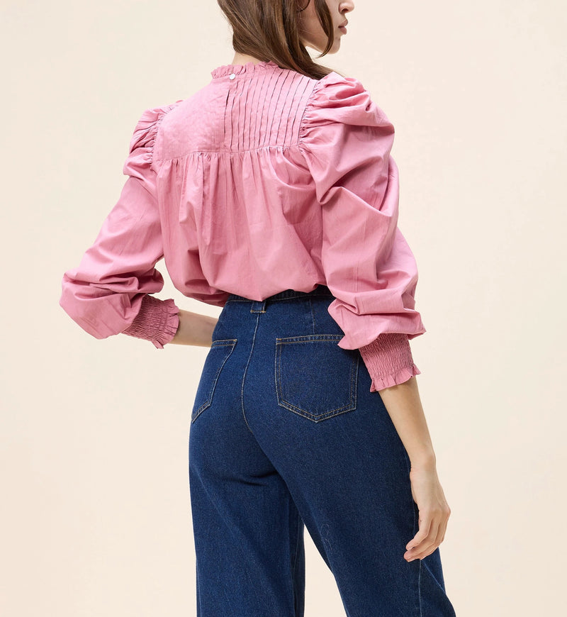 Cleobella - Irina Blouse - Mesa Rose