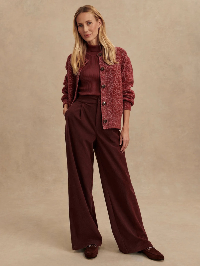 Varley - Floris Wide-Leg Pant 29.5 - Decadent Chocolate