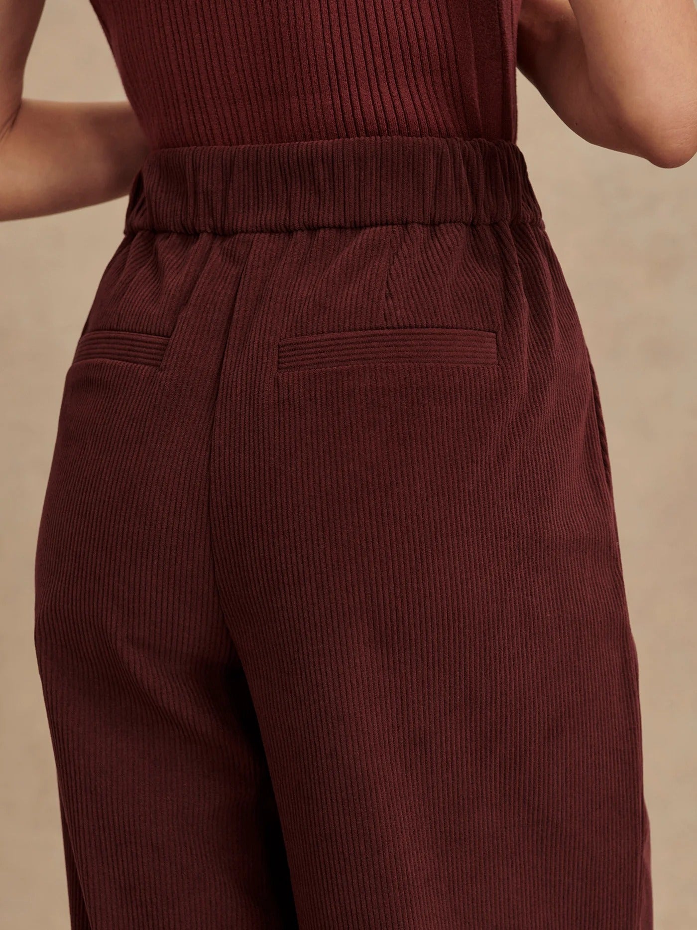 Varley - Floris Wide-Leg Pant 29.5 - Decadent Chocolate