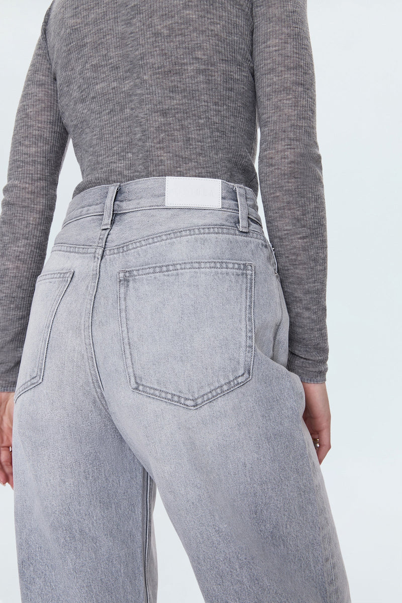 Pistola - Wes High Rise Barrel Jean - Enigma