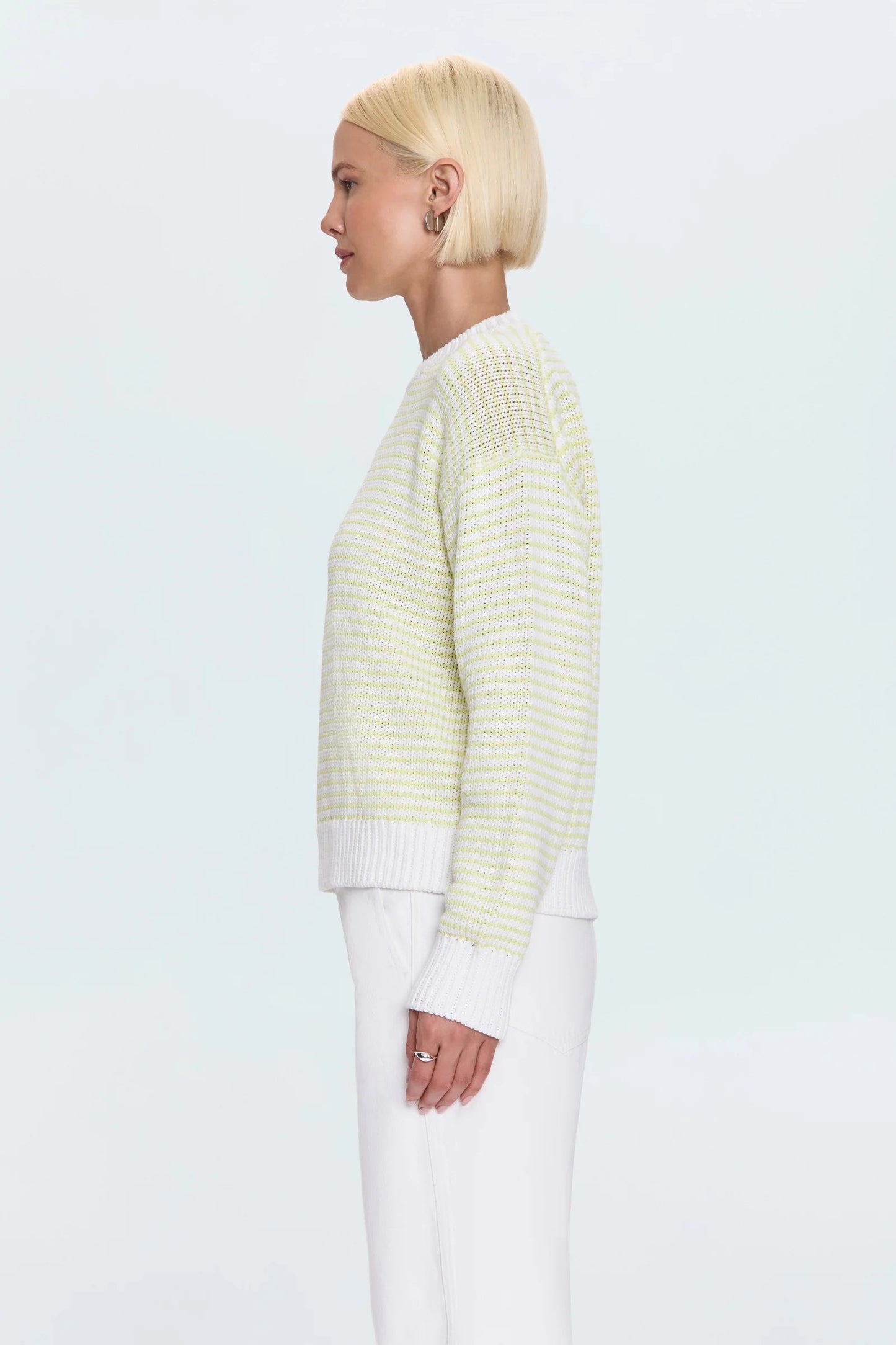 Pistola - Aura Relaxed Crew Neck Sweater - Limeade