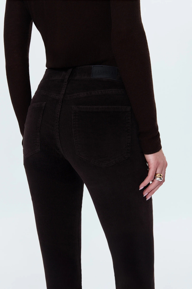 Pistola - Kinsley Mid Rise Ultra Flare Pant - Mocha