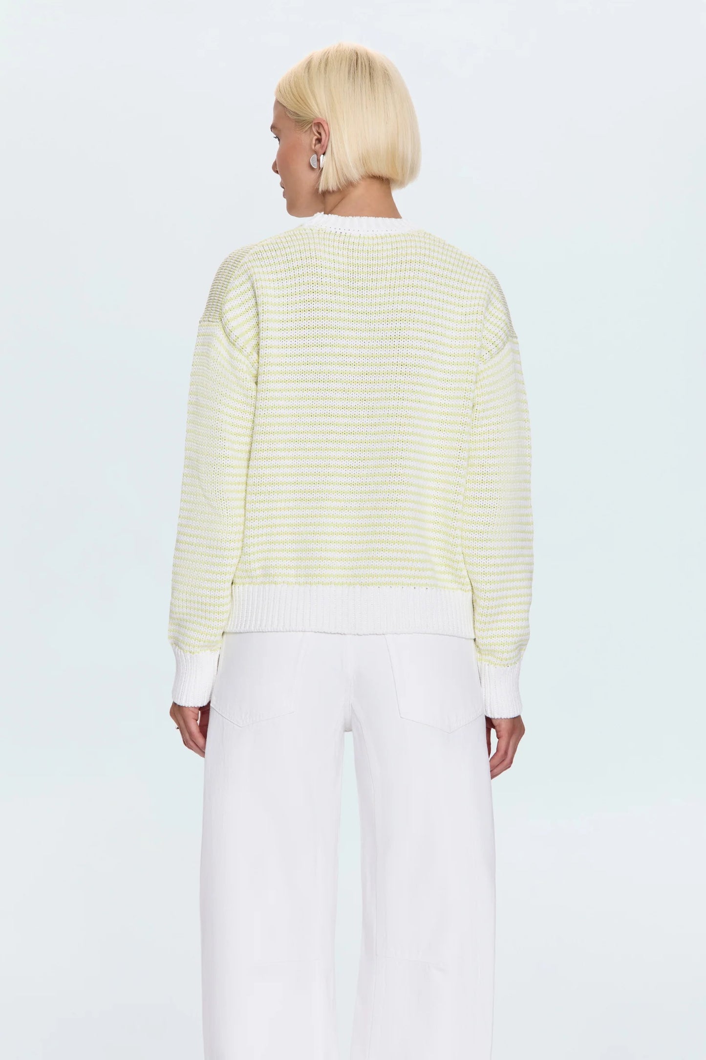 Pistola - Aura Relaxed Crew Neck Sweater - Limeade